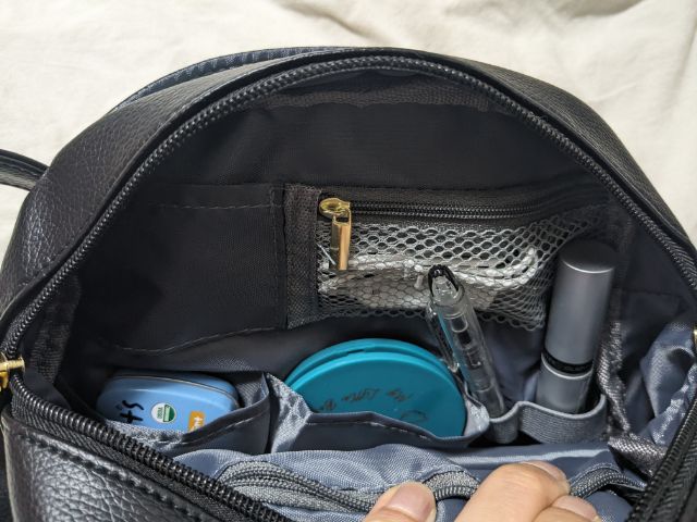 荷物を入れた状態