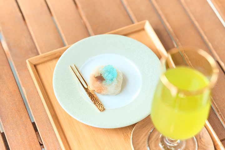 和菓子セット「練り切り＋お好みのお茶」1600円