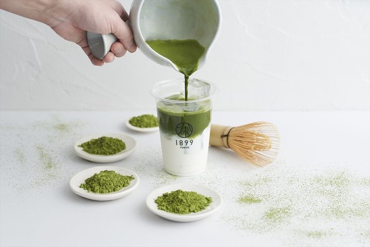 「濃茶ラテ（温／冷）」3～4gは600円、5gは650円、6gは700円