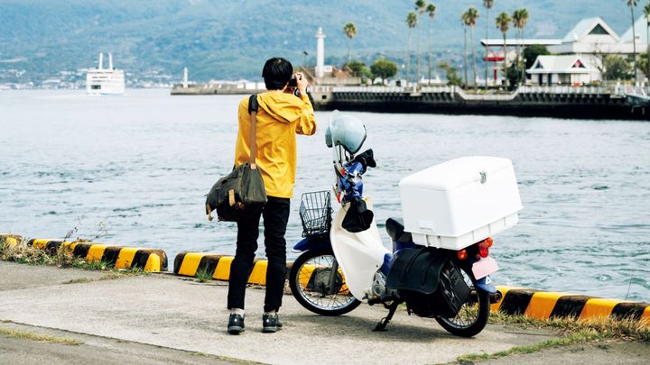 仁科勝介さんとHonda Super Cub 110