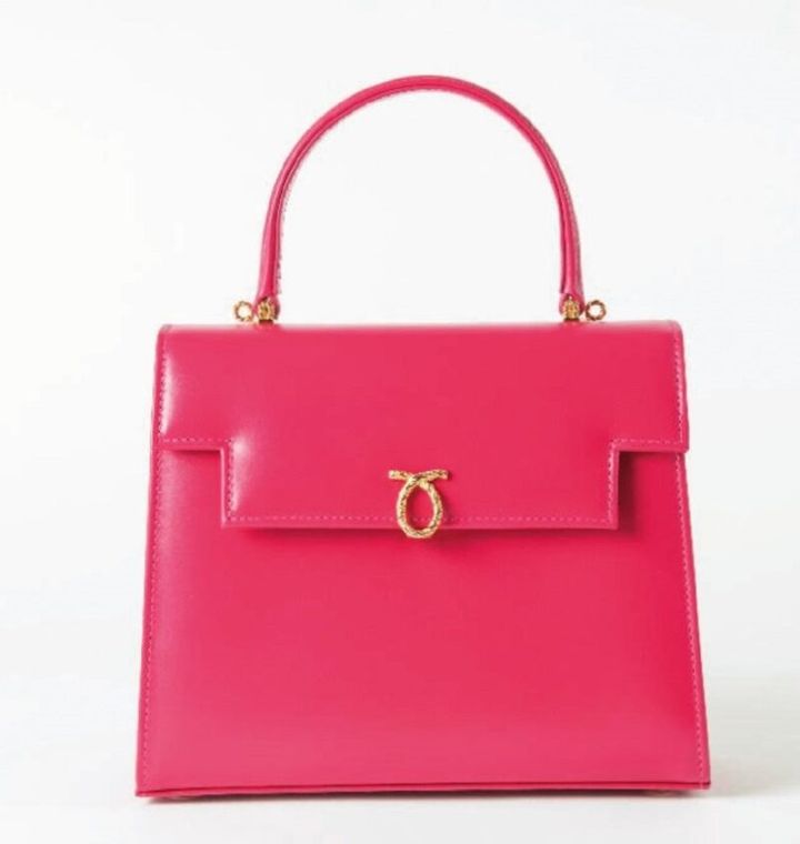 ロウナー ロンドンのバッグ ピンクのワンハンドル