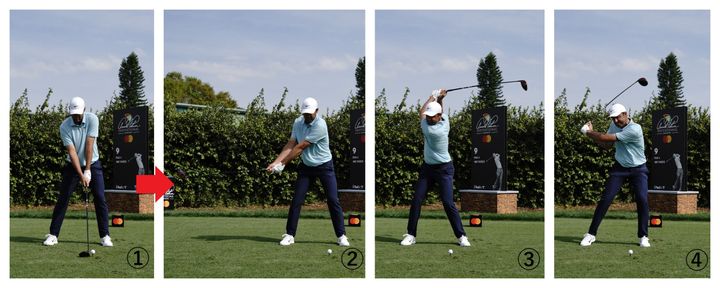 “300ヤード”飛ばすシェフラーのスイングを解説！「トップで左腕を曲げて…」