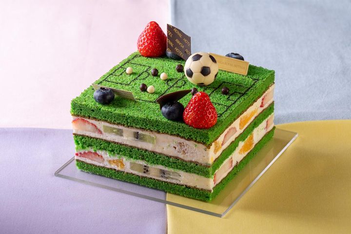 こどもの日ケーキ「サッカーグラウンド」