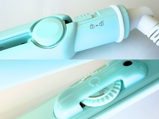 『SALONIA-ストレートヘアアイロン』24mm：セレブレイトグリーン_1