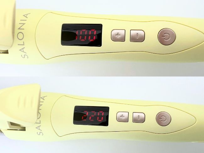 『SALONIA 2WAY ストレート&カールヘアアイロン 32mm』セレブレイトイエロー_2