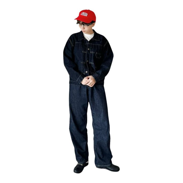 この春は色物を使いたい気分！赤キャップを使った着回しスタイル。【FUDGENA SPECIALIST：kinokoのボーイズスタイル vol.116】