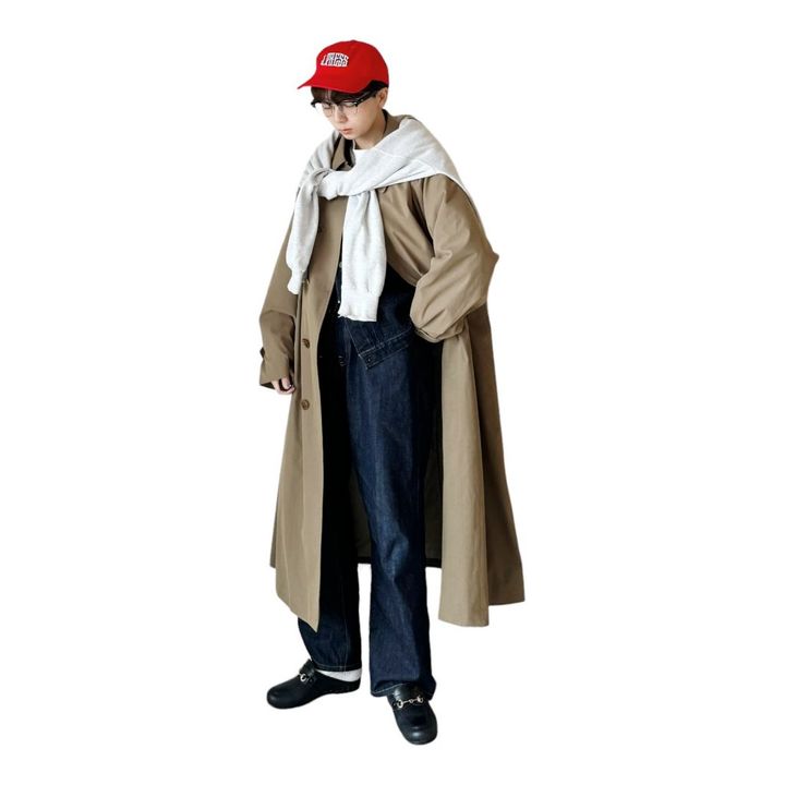 この春は色物を使いたい気分！赤キャップを使った着回しスタイル。【FUDGENA SPECIALIST：kinokoのボーイズスタイル vol.116】