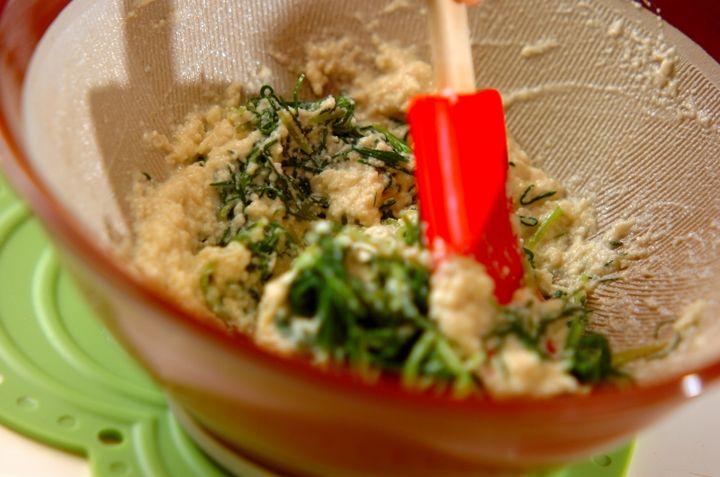 オカヒジキの白和えの作り方2