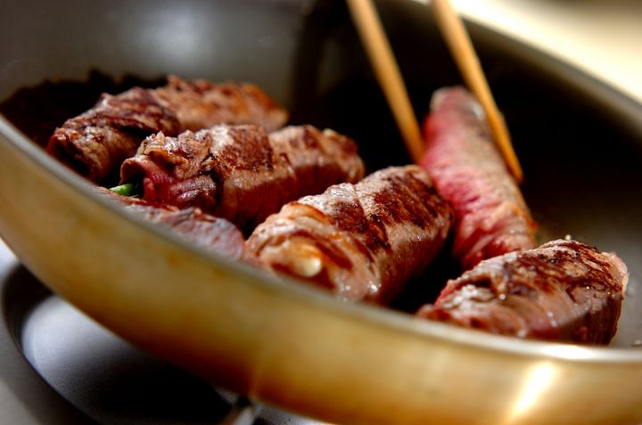 牛肉の三色巻きの作り方4