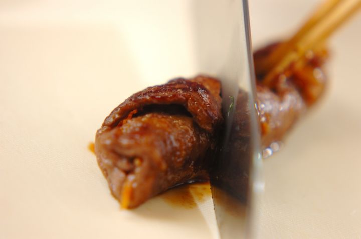 牛肉の三色巻きの作り方5