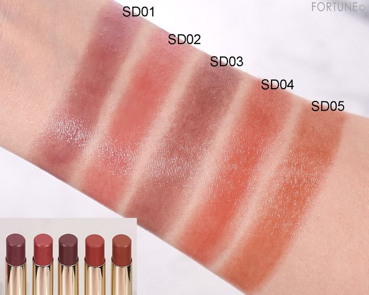 excel（エクセル） リップステディ カラーバリエーション