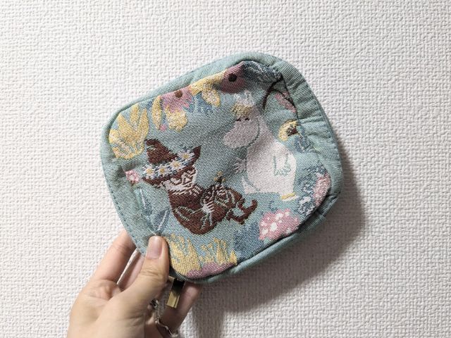 ジャカード織りスクエアポーチ