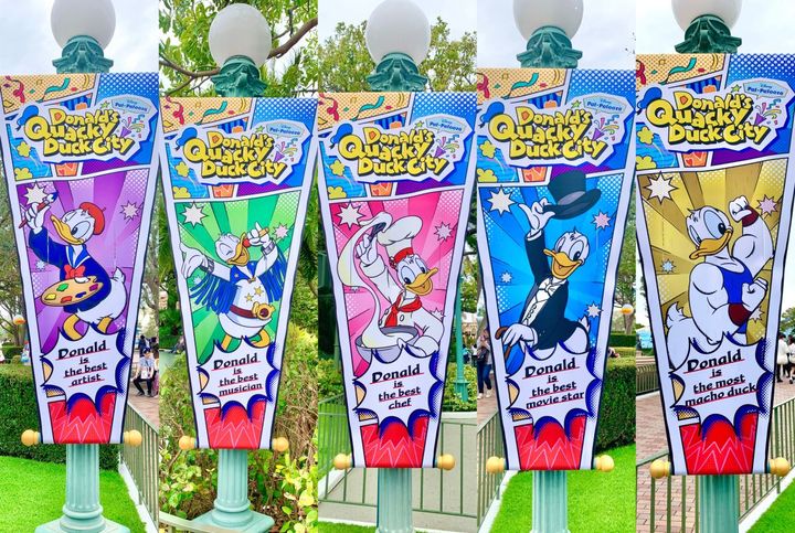 いろいろなドナルドがバナーになって登場！