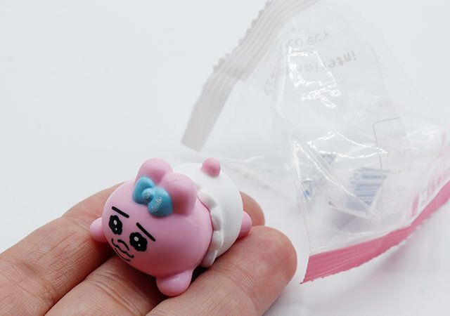 セリアのおぱんちゅうさぎ インテリアミニフィギュアのサイズ感