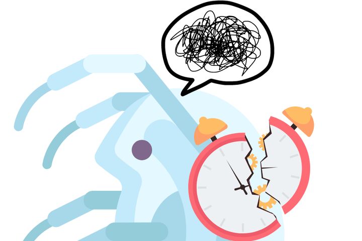概日時計が壊れたミジンコを作出