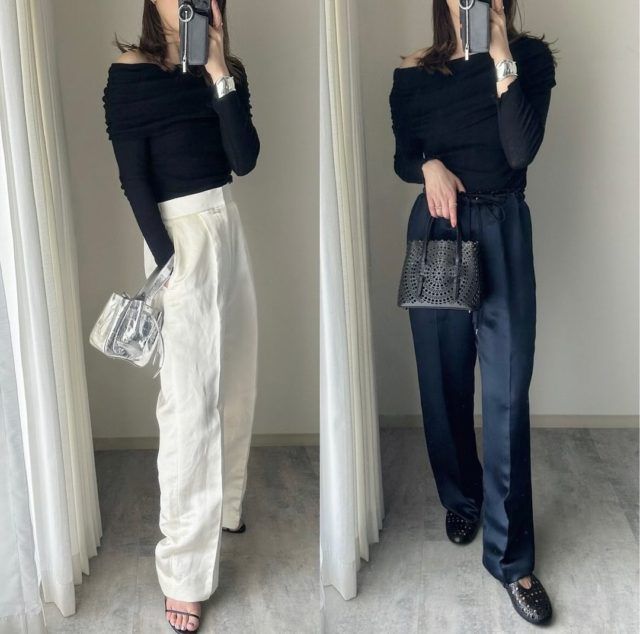 ZARAギャザーセミシアーコットントップス