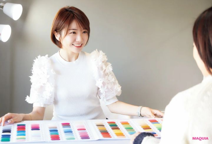 美容のお仕事現場を拝見。“似合う”を伝えるイメージコンサルアナリスト、三輪詩織さん_5