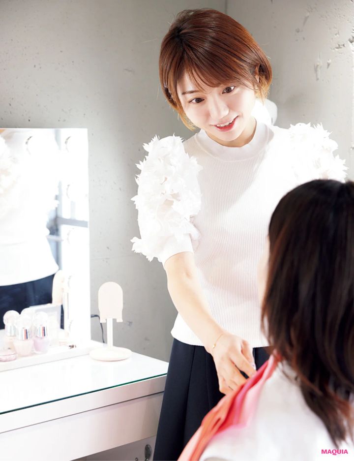 美容のお仕事現場を拝見。“似合う”を伝えるイメージコンサルアナリスト、三輪詩織さん_3
