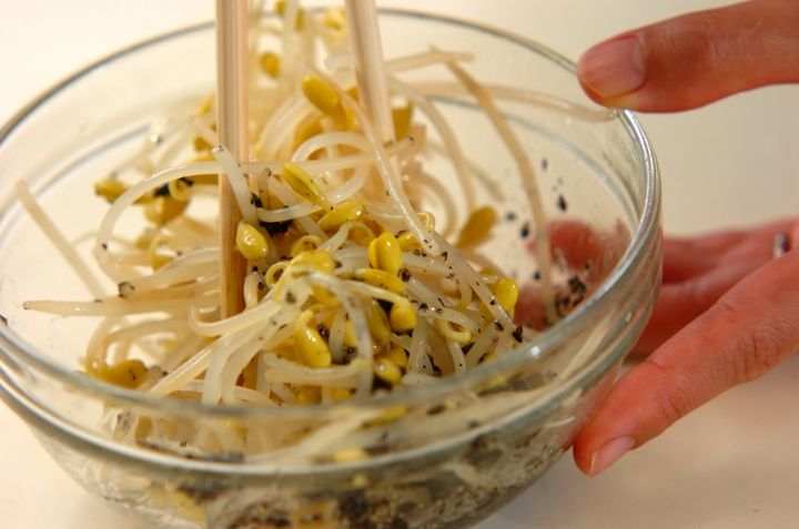 豆モヤシのナムルの作り方1