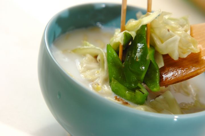 白だしで簡単！ミルクタンメンの作り方5