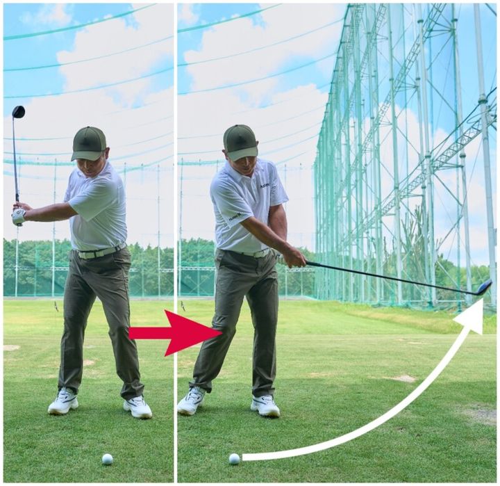 「FWが当たらない」をすぐ解決！クラブを逆にして右手1本でビュンと振る