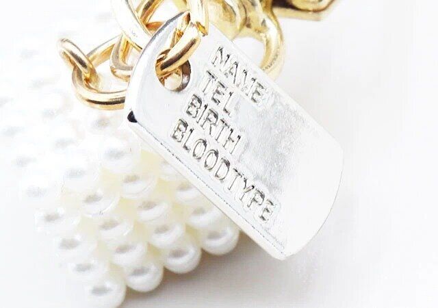 100均セリアのかわいいキーホルダーパール