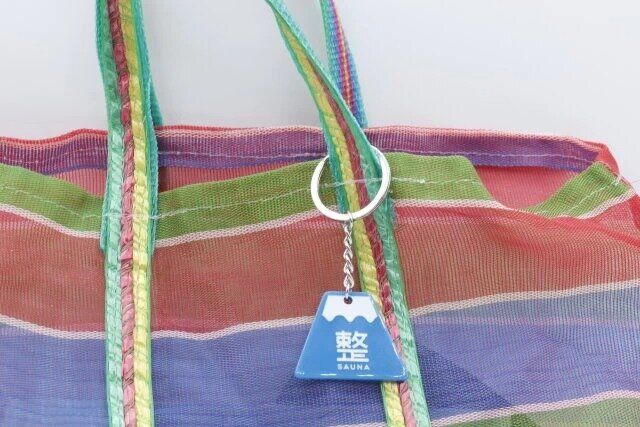 100均セリアのかわいいキーホルダーサウナ