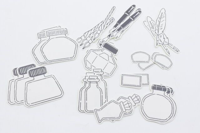 100均セリアの色塗りシール