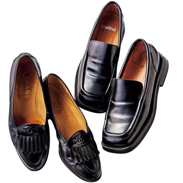 ローファー,ヴィンテージのシャネル,Mollini