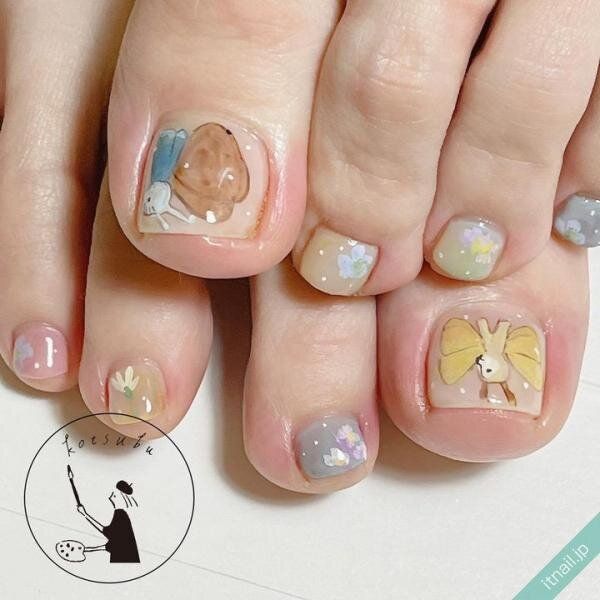 小粒nailが投稿したネイルデザイン [photoid:I0126825] via Itnail Design (731733)