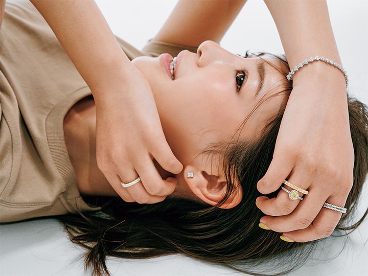 咲和希,ダイヤモンド,ダイヤジュエリー,指輪,ブレスレット,ピアス,ケンジントンダイヤモンズ