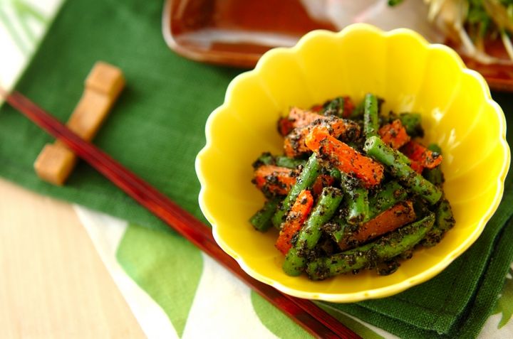 インゲンのゴママヨ和え