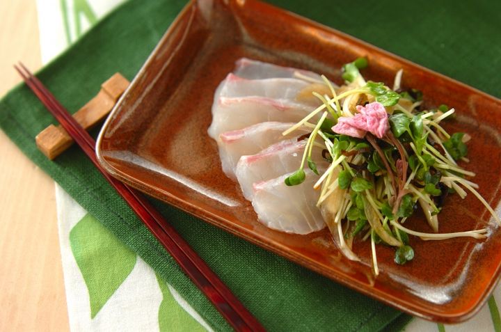 鯛の和風カルパッチョ