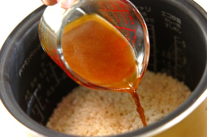 かしわ飯の作り方3