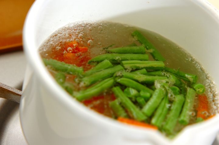 インゲンのゴママヨ和えの作り方1