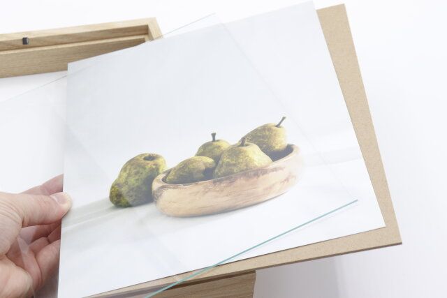 ダイソーのインテリアフォトフレーム（20.3×25.4cm）の収納可能サイズ