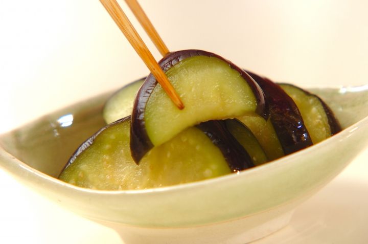 旬の水ナス 簡単漬物の作り方3