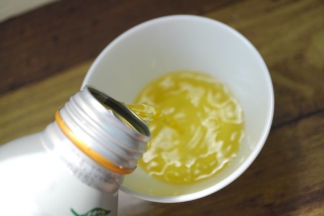 注がれているお茶