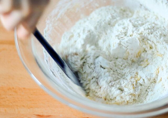 アメリカンチョコチップクッキー レシピ 粉類を加えて混ぜる