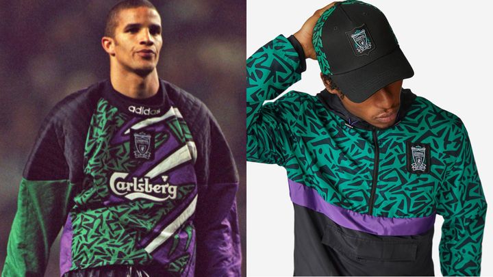 リヴァプール、「真のクレイジーユニ」に触発のカプセルコレクション！90年代“伝説のGKユニ”が甦る