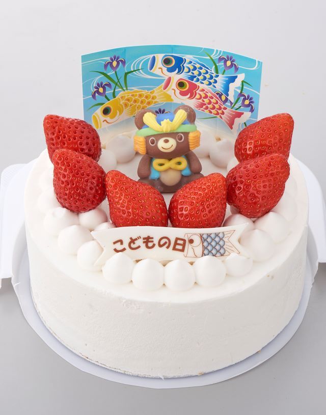 こどもの日 乳と卵と小麦粉を使用していないデコレーション