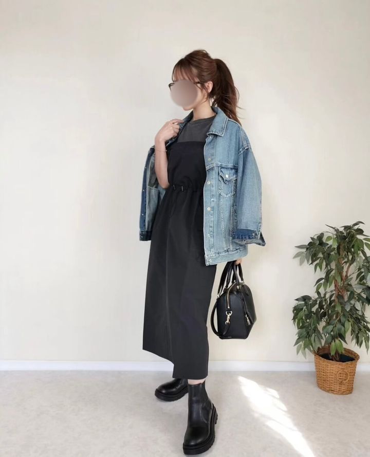 ジーユー_テックジャンパードレス_3