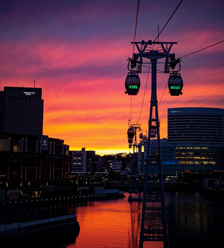 みなとみらいの都市型ロープウェイ「YOKOHAMA AIR CABIN」