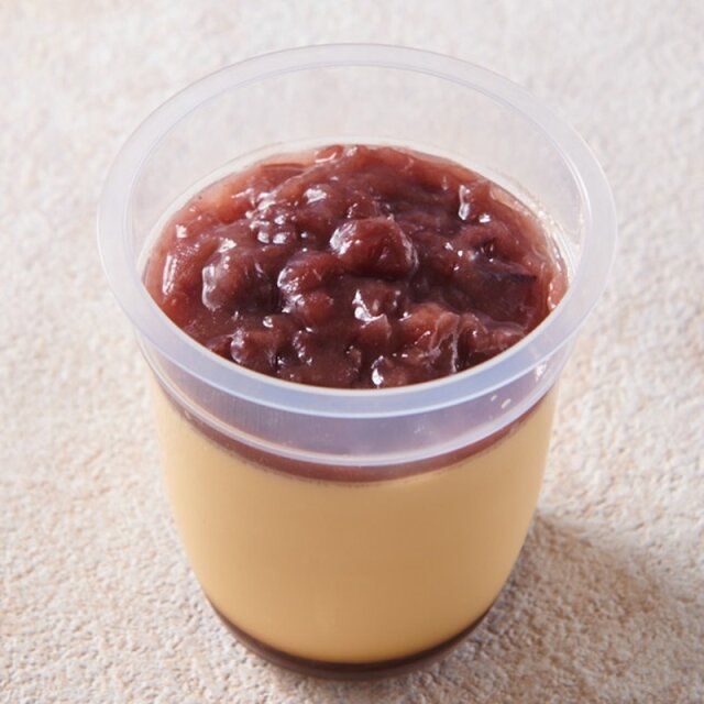 シャトレーゼの小豆と生クリームが楽しめる餡とプリン 北海道産小豆