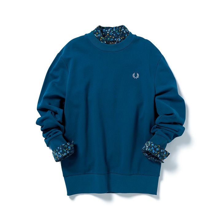 スウェットはシャツと合わせて上品に着こなそう！オススメスタイル9選