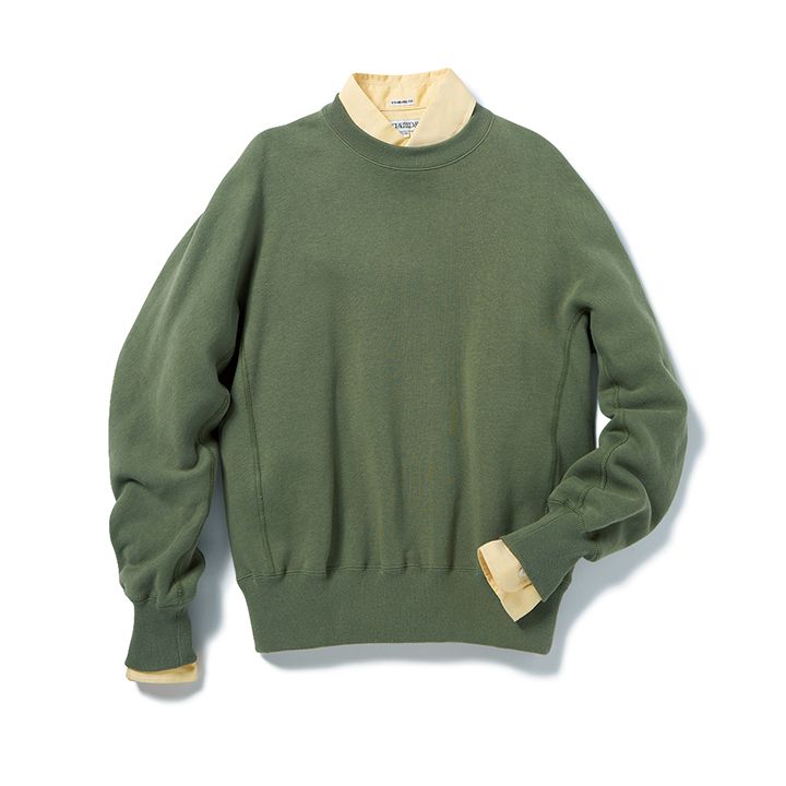 スウェットはシャツと合わせて上品に着こなそう！オススメスタイル9選