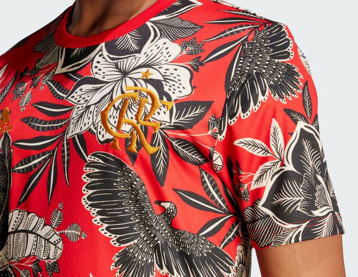 フラメンゴに人気ブランド『FARM Rio』とコラボの限定ジャージが登場 地元の“リオ”を鮮やかに描く