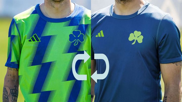 2024-25シーズンの標準仕様？強豪パナシナイコスが「リバーシブル」の来季プレマッチジャージを発表