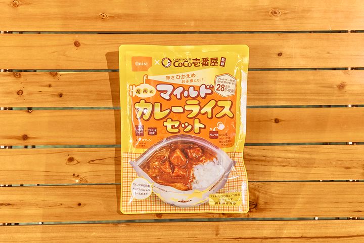 「Onishi Foods」CoCo壱番屋監修 尾西のカレーライスセット 648円
