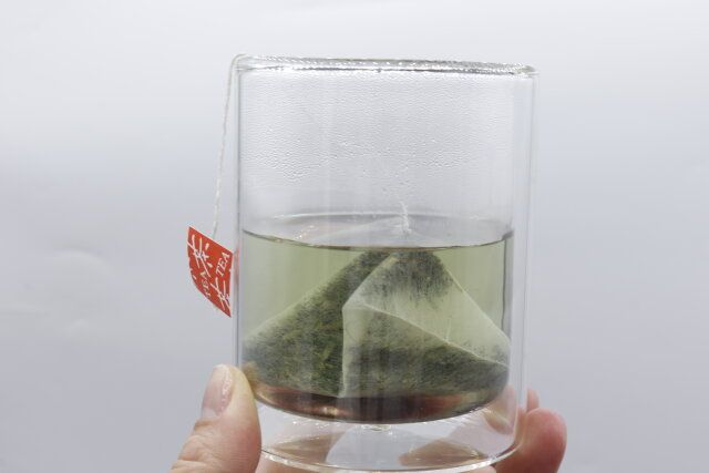 ダイソーのサンルージュひも付き三角ティーバッグのレビュー